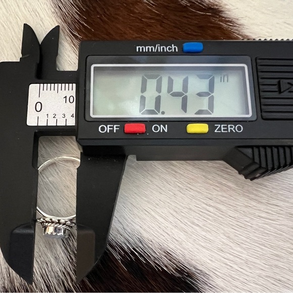 ❤️ Australian Opal Dark Denim Blue Sunburst Ring Navajo Sterling Silver Size 6.5 - Picture 12 of 15